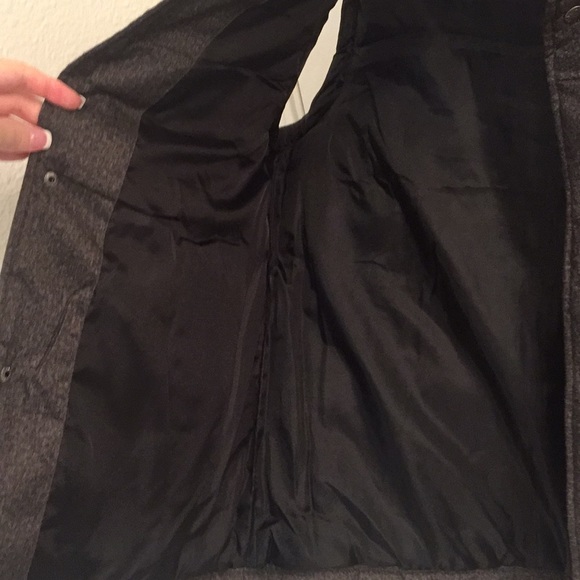 Insulated vest by Repair Charcoal Gray Brown puffer vest M - Picture 3 of 6